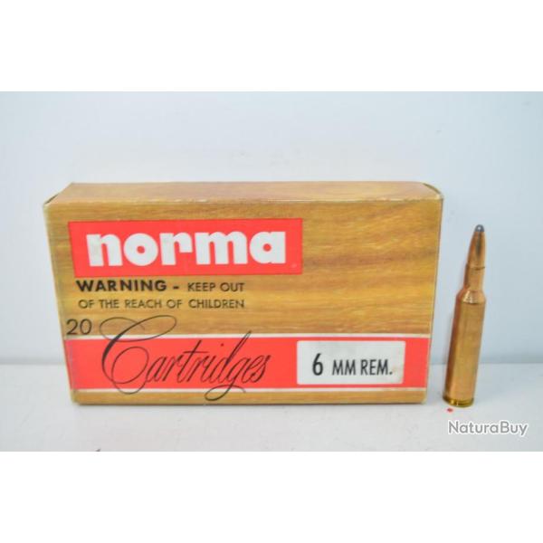 1 boite de balles 6mm REM - Norma