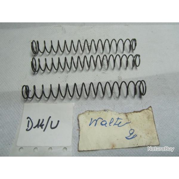 LOT DE 3 RESSORTS RECUPERATEURS WALTER II - D14U