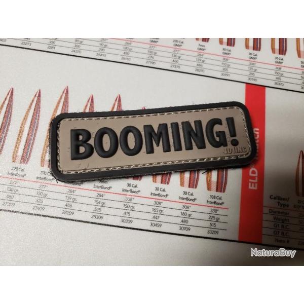 Patch velcro 3D PVC Booming !�