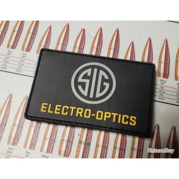 Patch velcro 3D PVC "SIG Electro-Oprics"