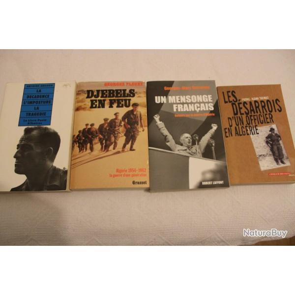 Lot 4 livres guerre d'Alg�rie (2)