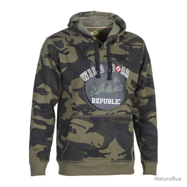 SWEAT SHIRT A CAPUCHE WILD BOAR REPUBLIC CAMO