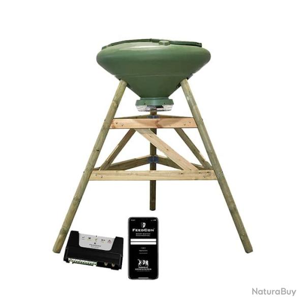 Agrainoir pilot� � distance sur pied NORDIC - 250 litres FEEDCON
