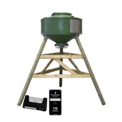 Agrainoir pilot&eacute; &agrave; distance sur pied NORDIC - 500 litres FEEDCON