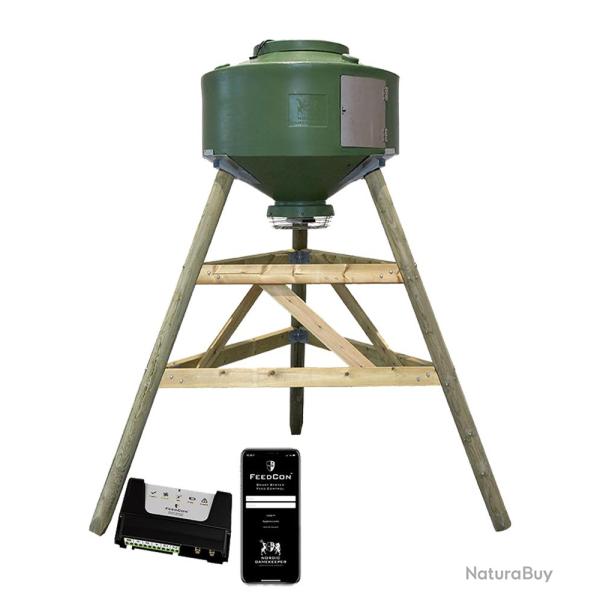 Agrainoir pilot� � distance sur pied NORDIC - 500 litres FEEDCON