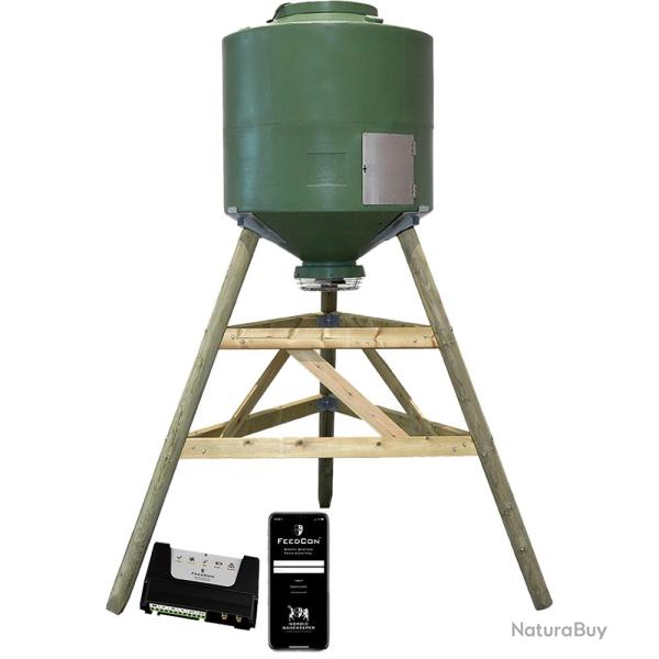 Agrainoir pilot� � distance sur pied NORDIC - 1000 litres FEEDCON