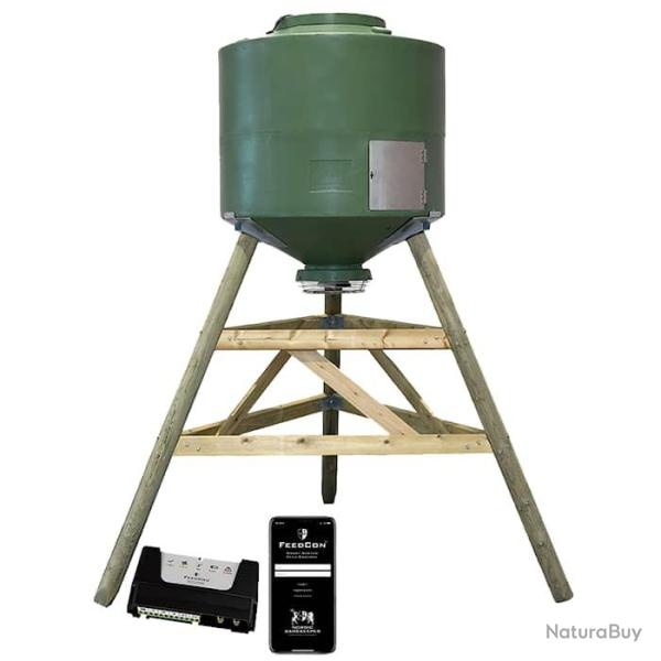 Agrainoir pilot� � distance sur pied NORDIC - 1000 litres FEEDCON