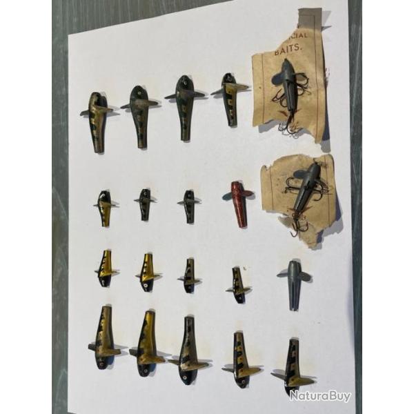 Cuiller poisson �tain plomb tournant leurre