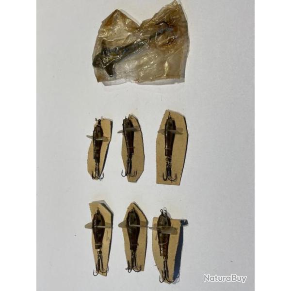 lot cuiller poisson �tain plomb tournant leurre