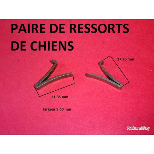 paire ressorts de chiens fusil 27.95/31.85mm juxtapos� hammerless- VENDU PAR JEPERCUTE (D22C212)
