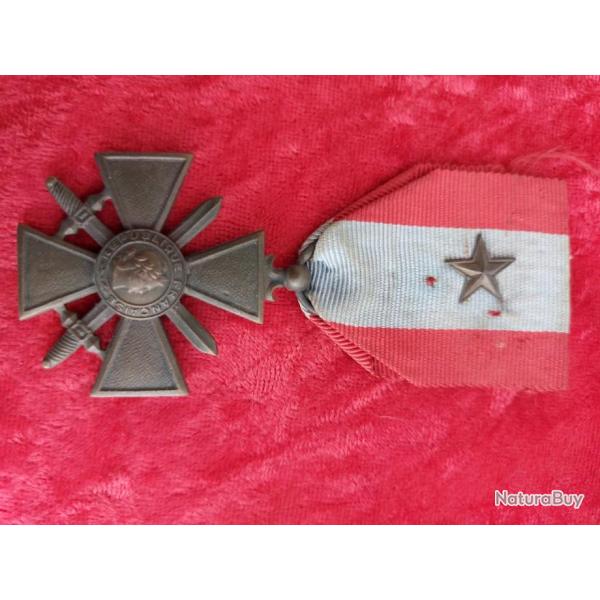 M�daille croix de guerre th��tre D'op�rations Ext�rieures 1921