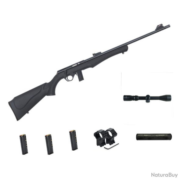 Pack Sp�cial Carabine Rossi 8122 compo filet�e - 22 LR / 53 cm