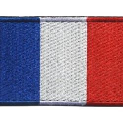 Patch Drapeau - France - Velcro - 8 x 5 cm - Livraison gratuite