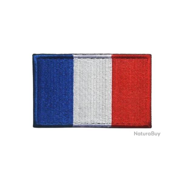 Patch Drapeau - France - Velcro - 8 x 5 cm - Livraison gratuite