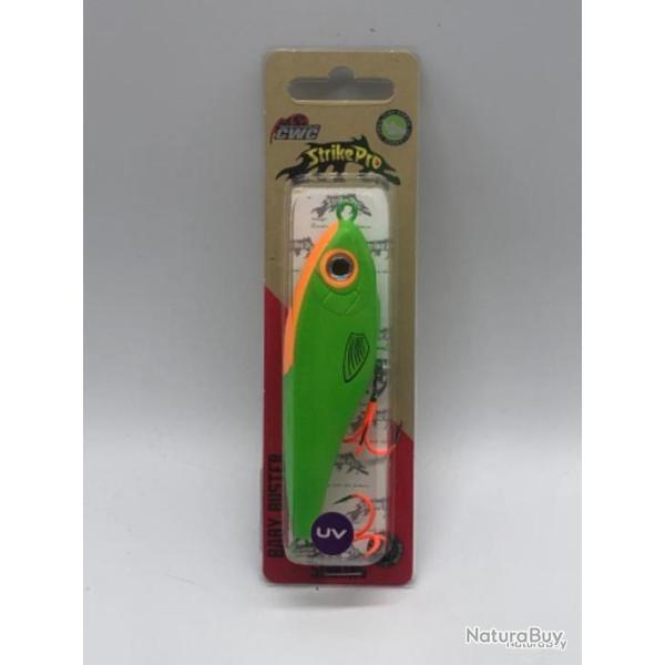 Leurre dur de p�che Jerk Baby 10cm 25g vert