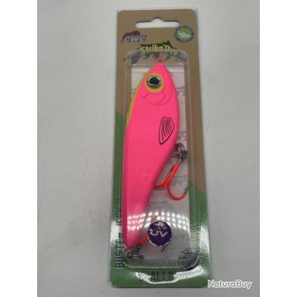 Leurre dur de pche Buster jerk 2 Strike pro 12cm rose