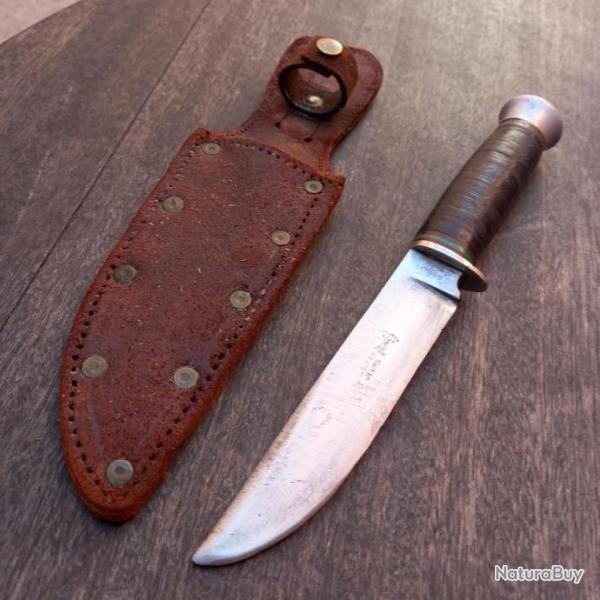 Couteau SABATIER Manche en Cuir avec �tui en cuir