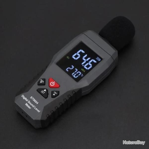 Sonomtre Noise Meter 30-130dB Mesure du Bruit Sonomtre Numrique Rapide Prcis