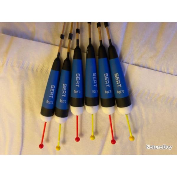 Lot flotteurs 0,70 grs