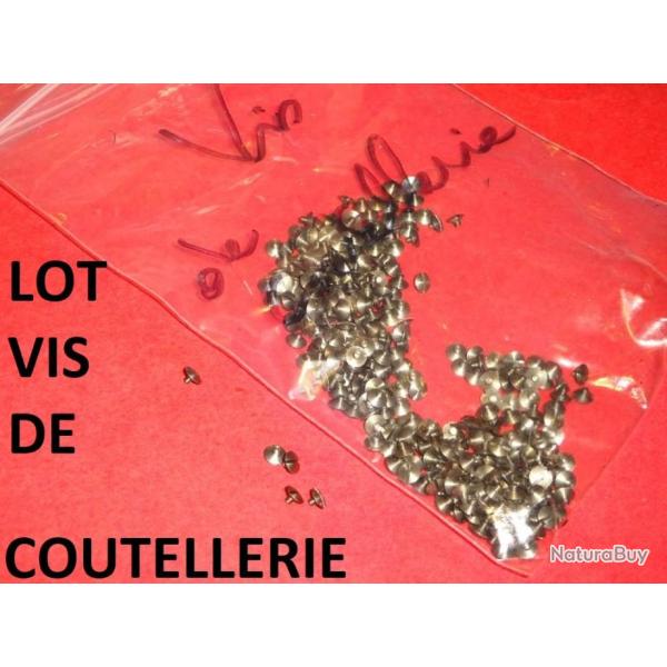 LOT 50 grammes de vis de coutellerie diam�tre fil 1.5mm / t�te 3mm - VENDU PAR JEPERCUTE (D24A39)