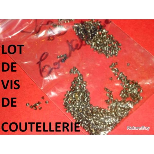 LOT 30 grammes de vis de coutellerie diam�tre fil 1.5mm / t�te 4.5mm - VENDU PAR JEPERCUTE (D24A40)