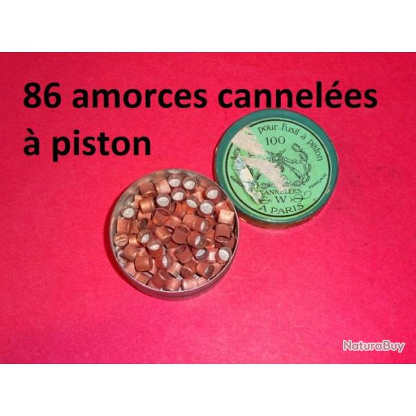 boite de 86 amorces cannel�es � piston - VENDU PAR JEPERCUTE (D24A177)