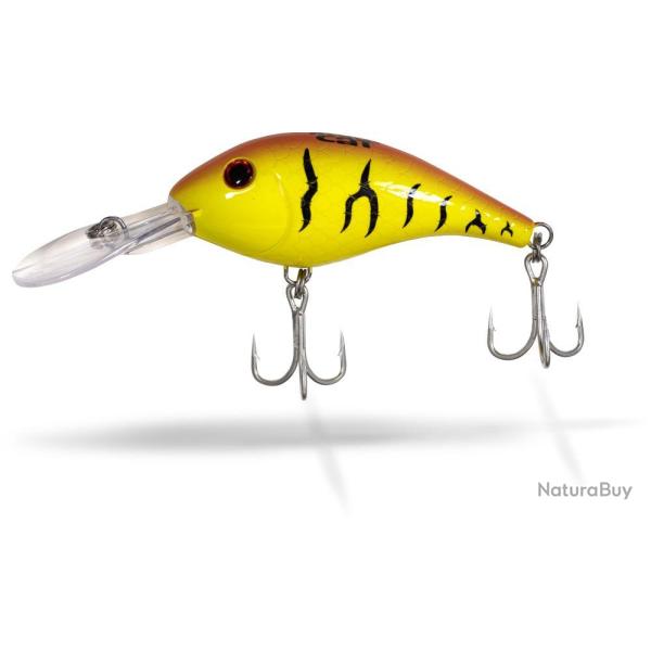 Crankbait Silure BLACK CAT Cranker 50g yellow zombie