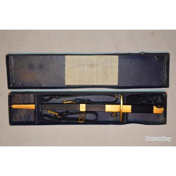 DAGUE FRANCAISE OFFICIER AVIATION Mle 1954-FRENCH SCRAPING-KNIFE AVIATION- AVEC SA BOITE ORIGINALE