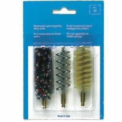 Set de 3 Brosses Spirales pour Nettoyage d'Armes &agrave; Canon Lisse 12