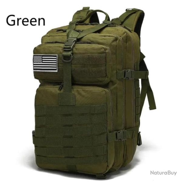 Sac � dos militaire p�che ou chasse 50 litres couleurs aux choix. I