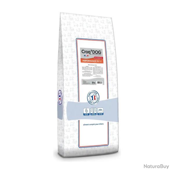 CROQ'DOG by N�A - PERFORMANCE 33/17 Efforts physiques intenses ou chiens tr�s sportifs