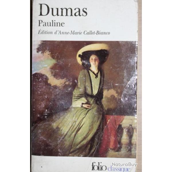 Roman Pauline de Alexandre Dumas chez Folio