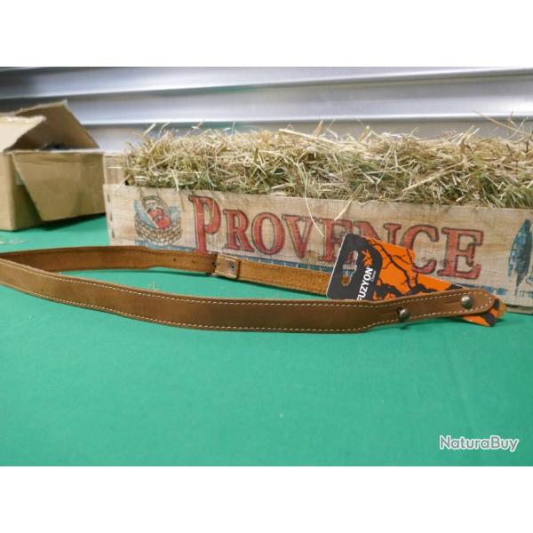 bretelle cuir 85 cm pour fusil (FUZYON)