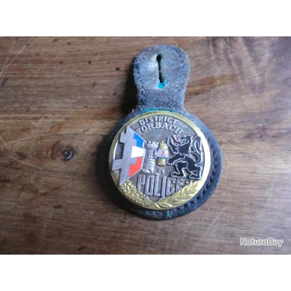 insigne district forbach police nationale obsol�te / drago paris