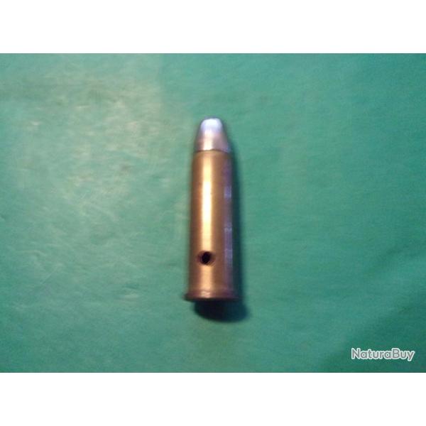 Munition 38 S&W Spl Gevelot, �tui laiton, balle blind�e nickel�e, neutralis�e