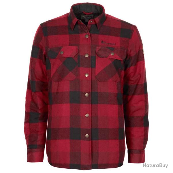Chemise � Carreaux Rouge Noir pour Femme Canada Classique 2.0 Pinewood