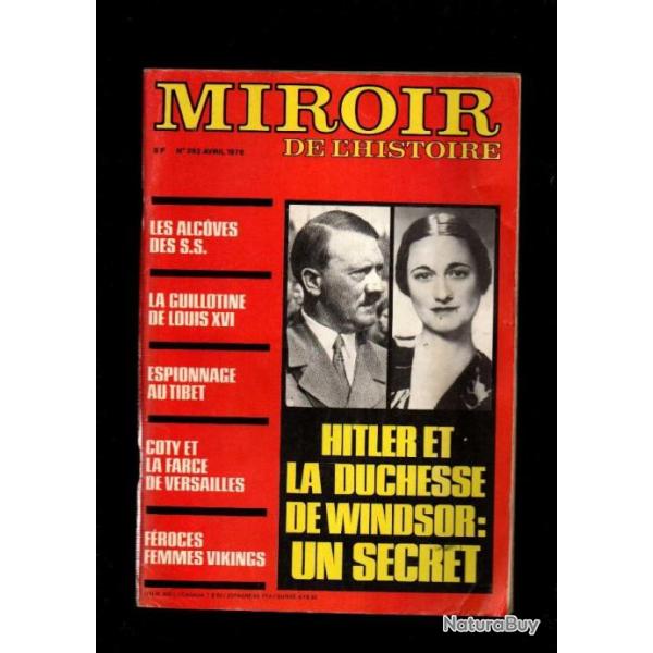 miroir de l'histoire 292 avril 1976 , salons kitty , froces femmes viking ,