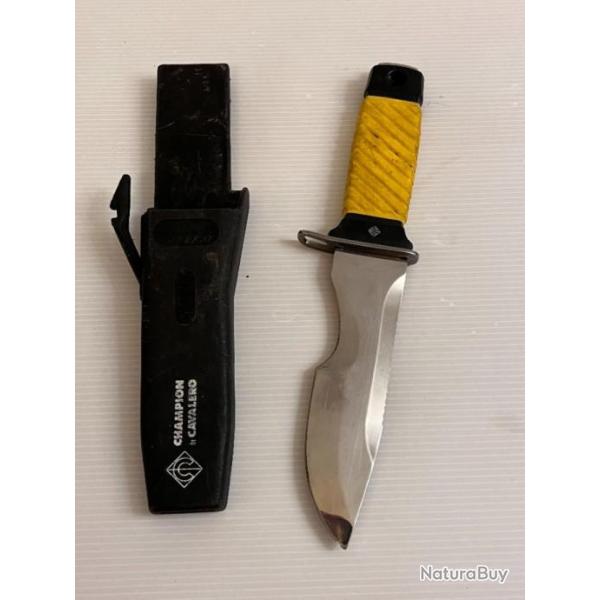 Couteau de plonge vintage CAVALERO  Chasse sous marine