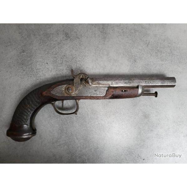 Pistolet a poudre noire du XIX eme siecle n18