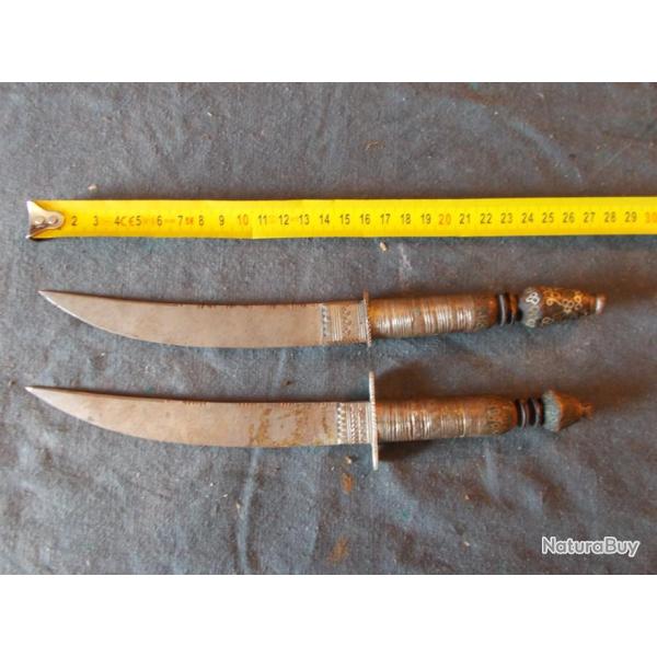 Paire de Poignards Orientaux style Koumia