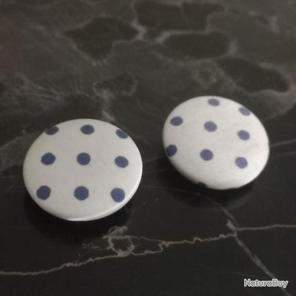 paire de boucle d'oreille CLIPS      vintage 1970