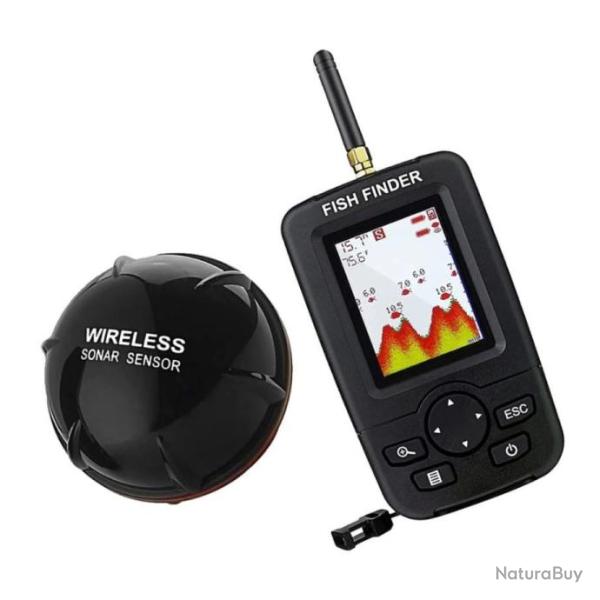 D�tecteur de poissons sans fil, sondeur � �cho sous-marin, d�tecteur de p�che portable