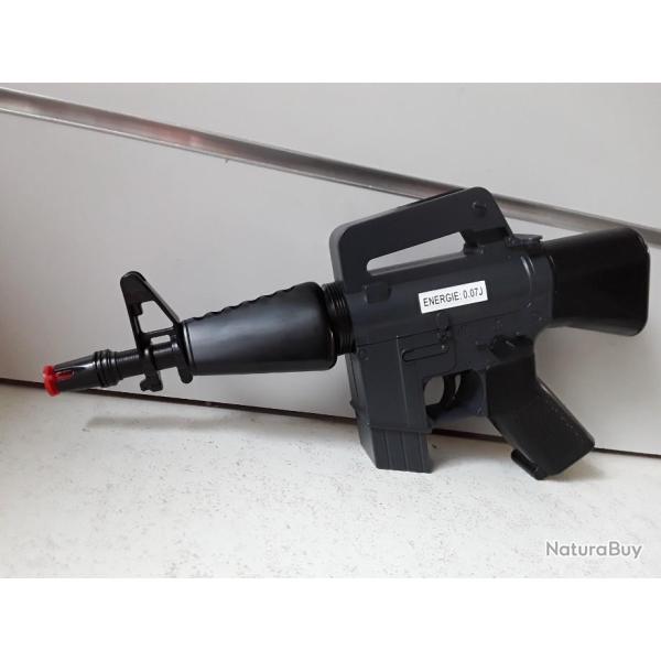 10262 REPLIQUE AIRSOFT  FARSAN SUPER MINI M16 BABY AEG 0,7JOULES NEUF
