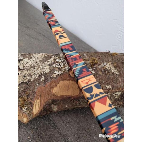 Chaussette de protection d'Arc traditionnel Longbow  Style Am�rindien motif 3