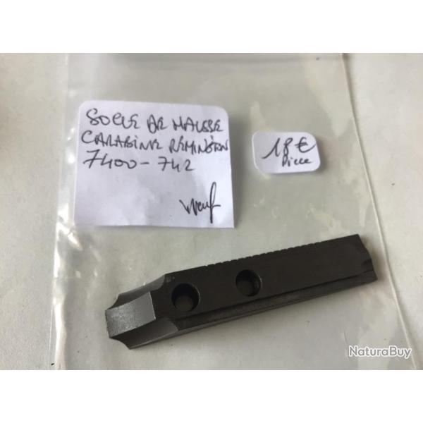 VENDU PAR LE-CUIRASSIER SOCLE DE HAUSSE CARABINE REMINGTON 742 ET 7400