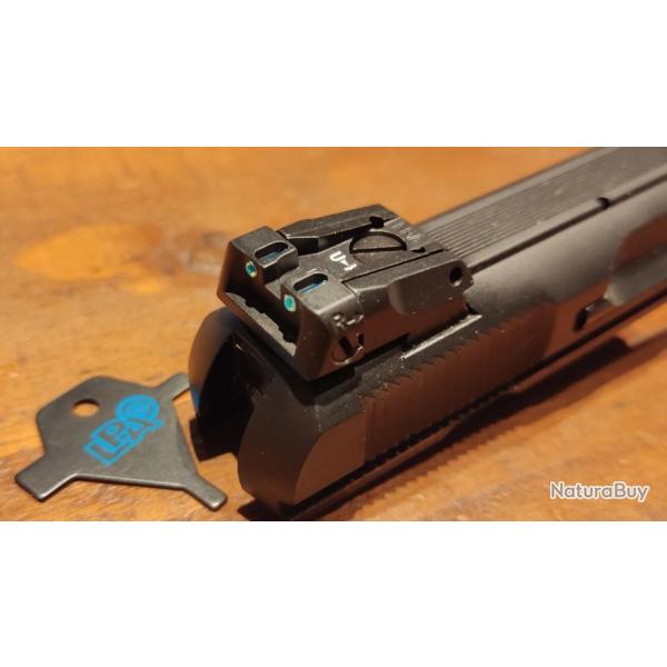 Hausse + guidon LPA r�glable fibre optique pour CZ SP-01