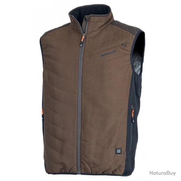 Gilet chauffant Somlys marron 209