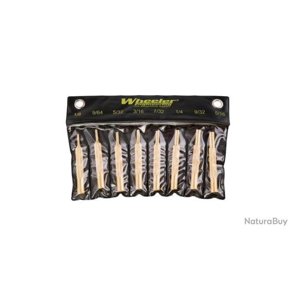 Set de 8 poin�ons en laiton Wheeler