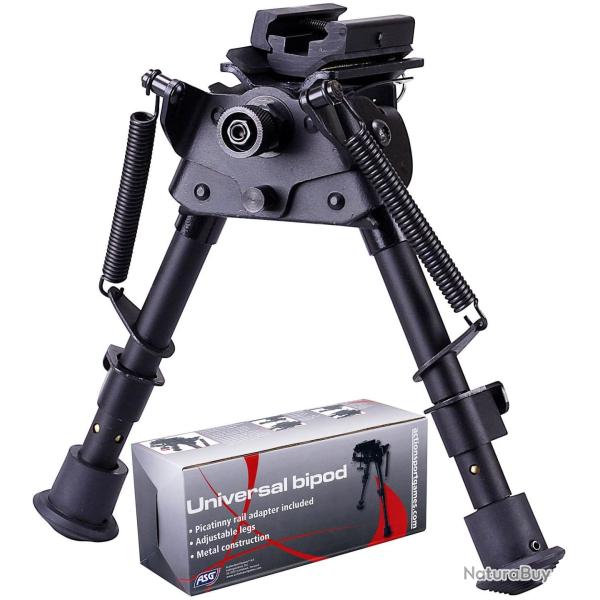 ASG BIPIED UNIVERSEL AVEC ADAPTATEUR RAIL