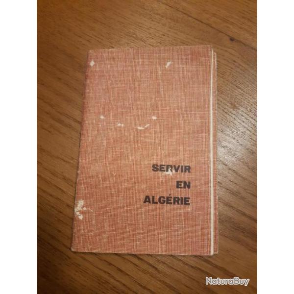 Livret servir en Alg�rie